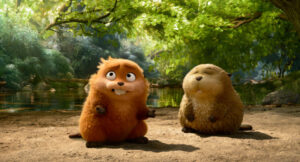 (L-R) Mabel and Loaf in Pixar's HOPPERS. Photo courtesy of Pixar. © 2025 Disney/Pixar. All Rights Reserved.
