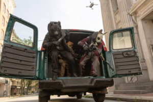 (L to R) Nicholas Hoult stars as Ryan, Pete Davidson as Vince and Rhenzy Feliz as Hugo in HOW TO ROB A BANK, from Amazon MGM Studios.Photo credit: Megan Schoenbachler© 2026 Amazon Content Services LLC. All Rights Reserved.